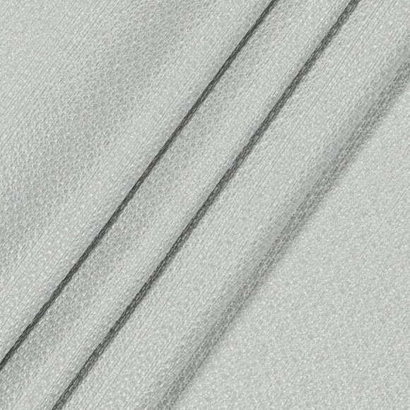 Eclipse Desmond Blackout Basketweave Gray Single Grommet Curtain Panel 40" x 63" - Picture 5 of 10